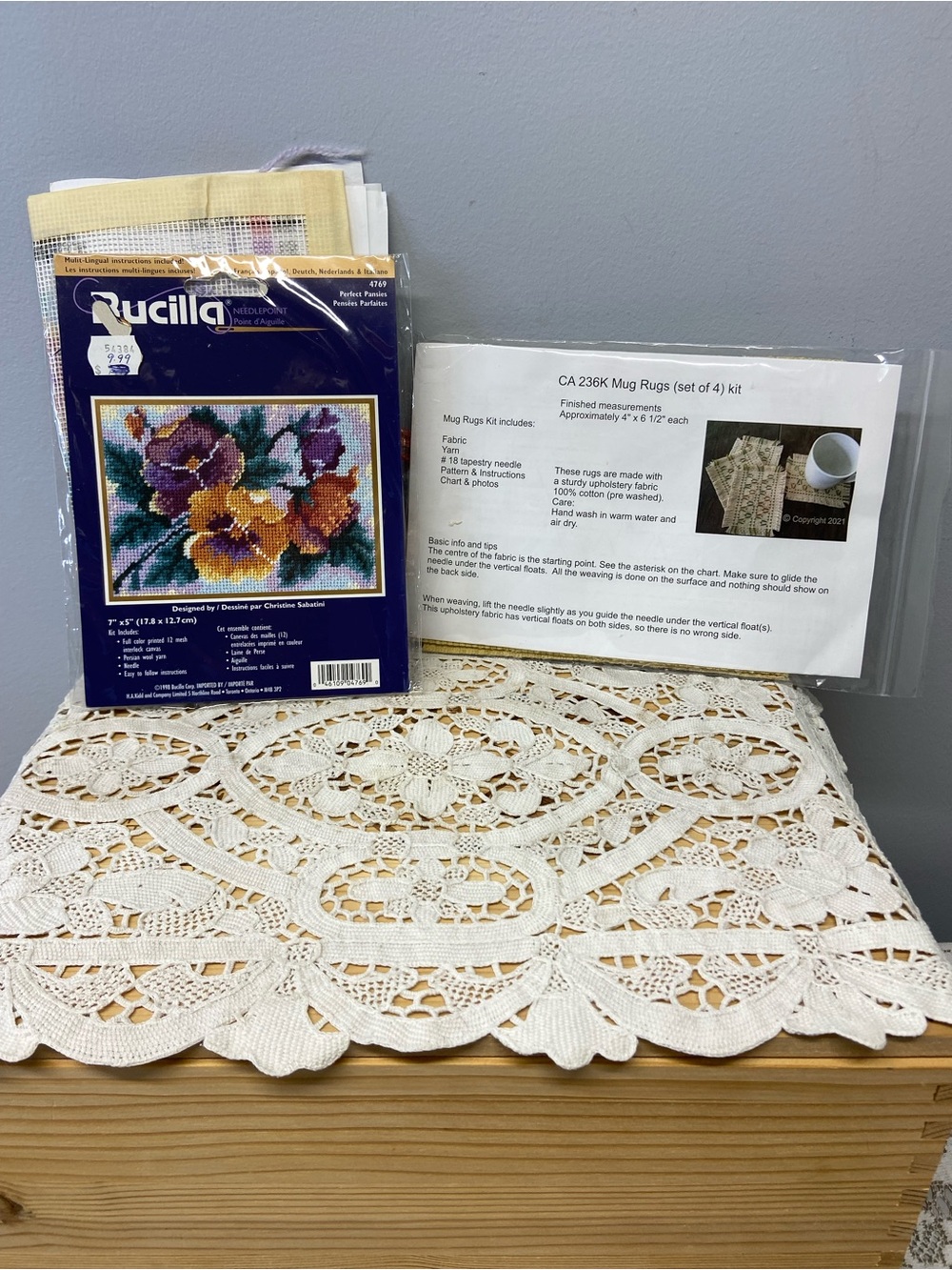 Lot of 2 Needlework Craft Kits